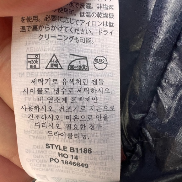 J.Crew Midnight Blue Vintage puffer Jacket - Picture 7 of 7